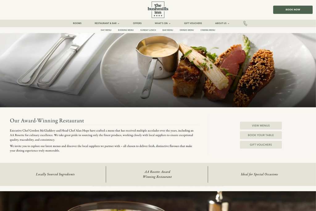 Wirefox - Bushmills Inn Web/Digital